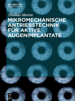 cover image of Mikromechanische Antriebstechnik für aktive Augenimplantate
